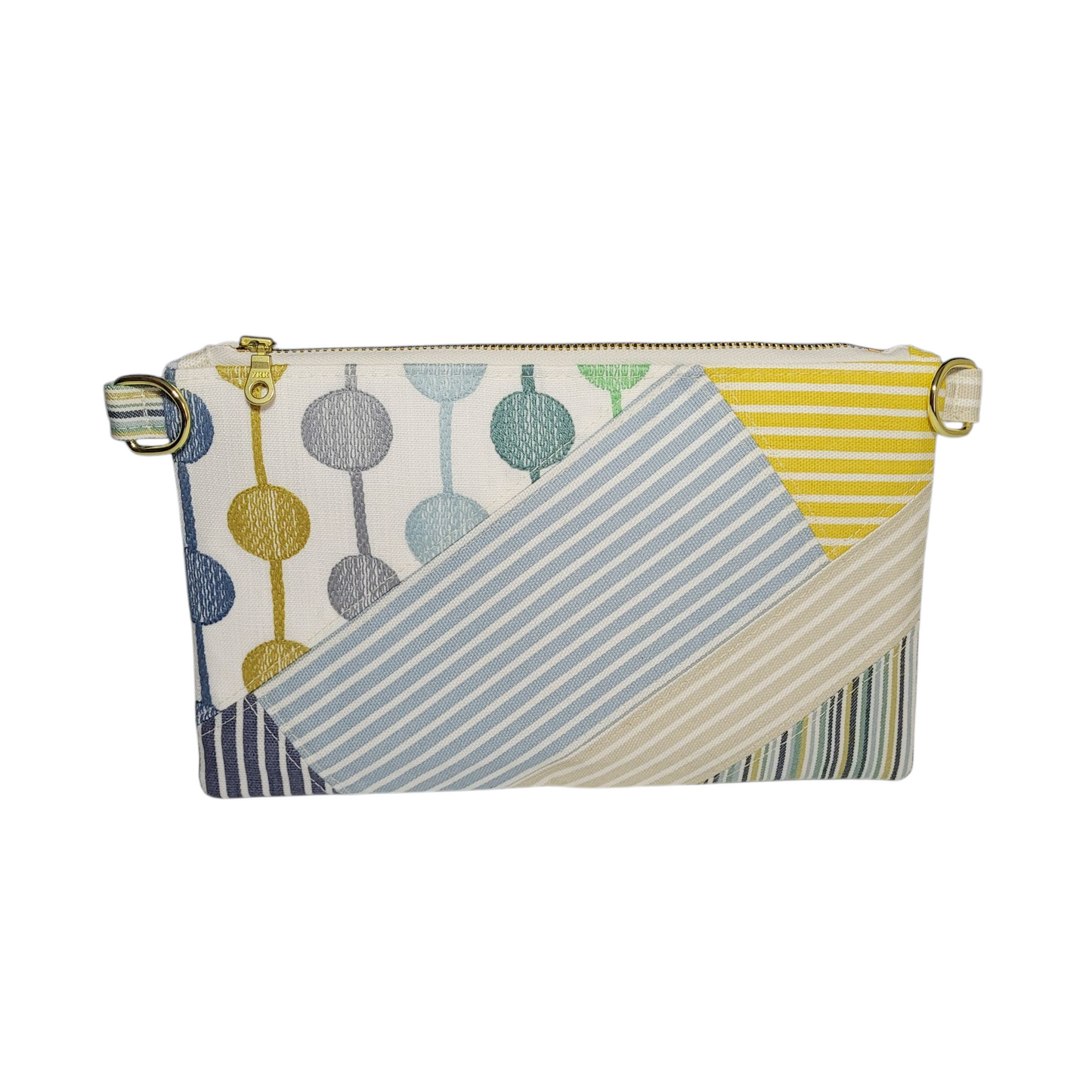 Kelly Convertible Bag - Patchwork Stripes