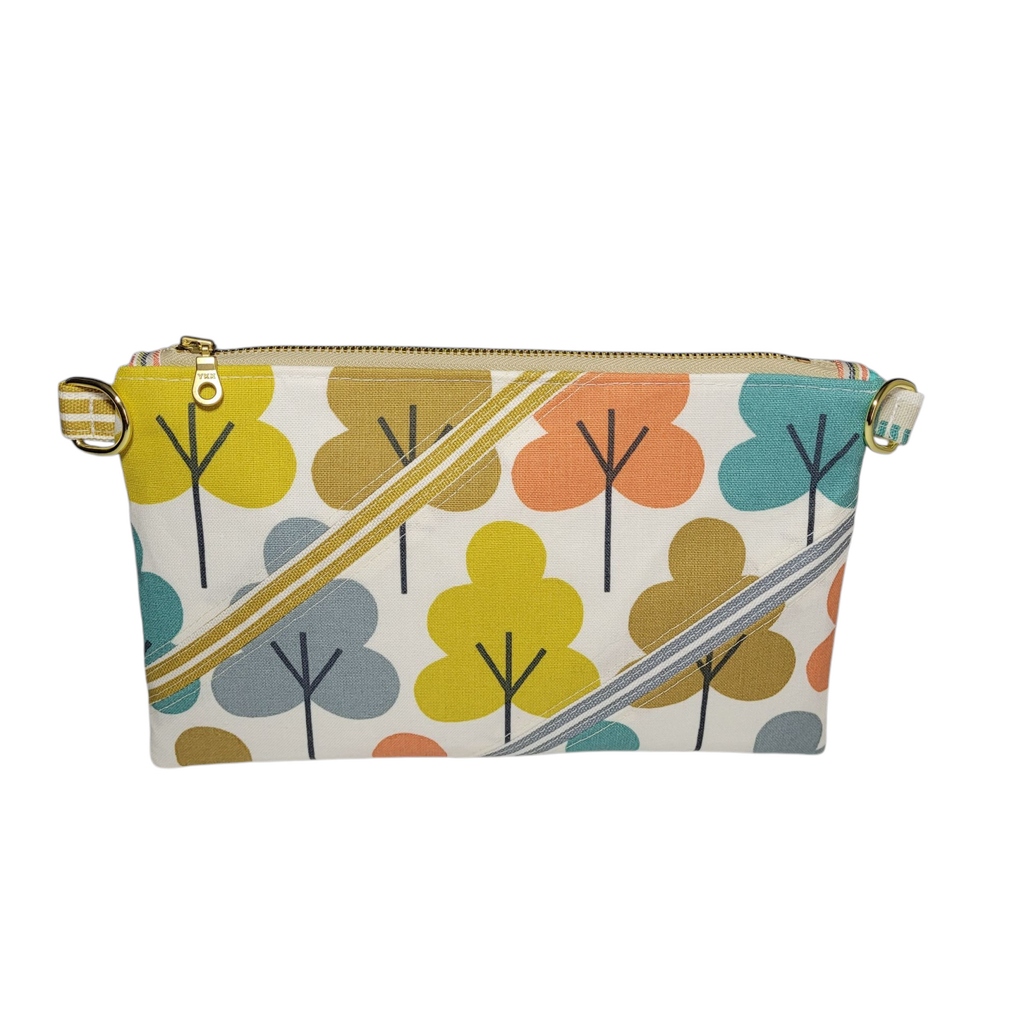 Kelly Convertible Bag - Patchwork Trees