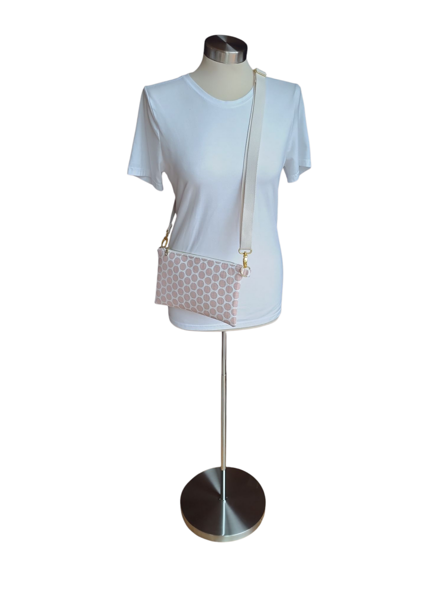 Kelly Convertible Bag - Pink Dots