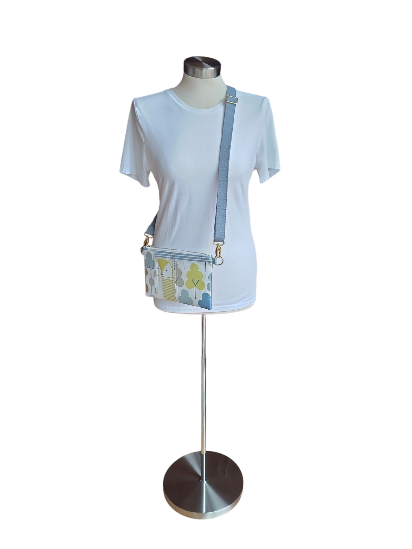 Kelly Convertible Bag - Patchwork Green/Gray