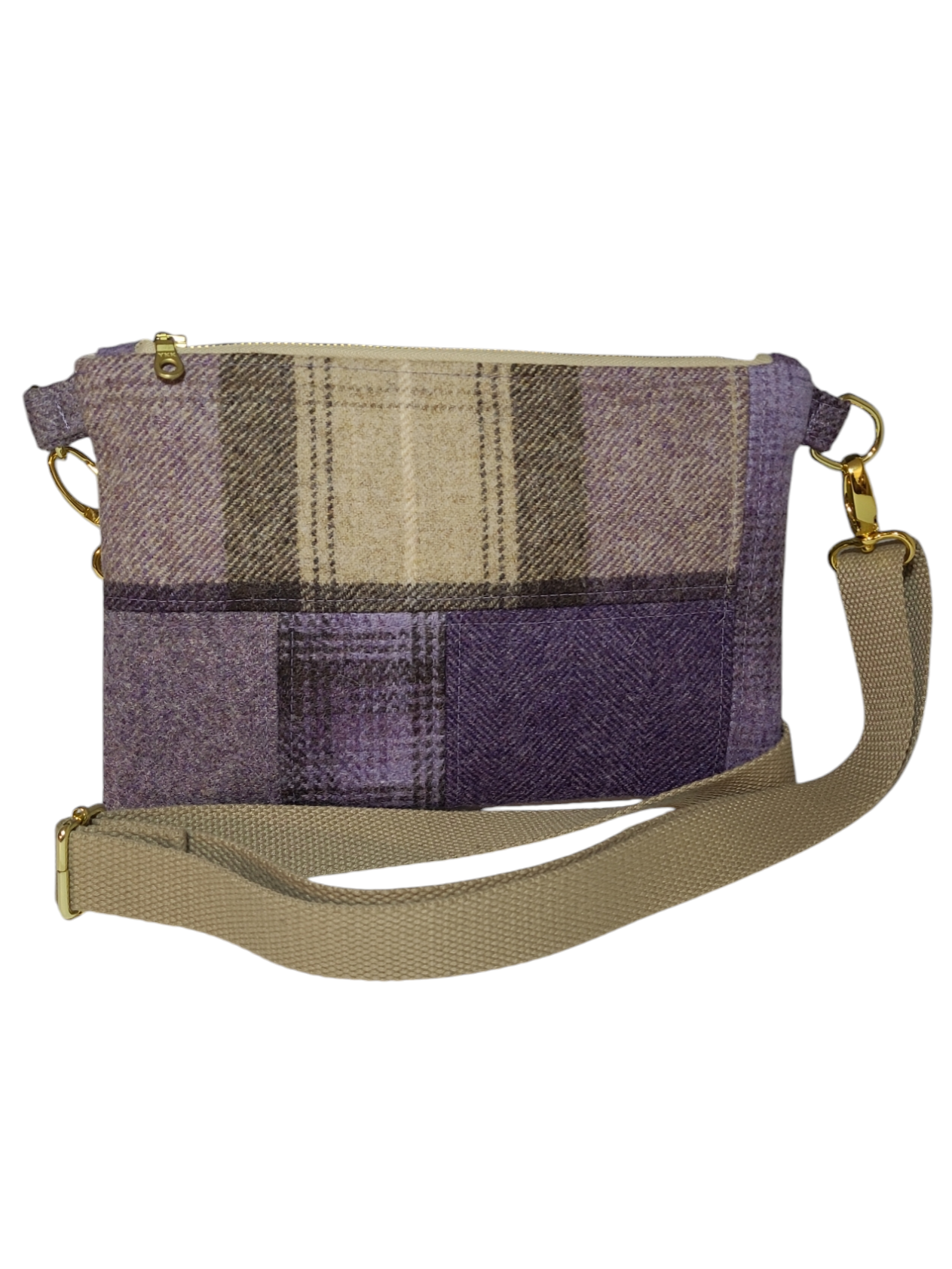 Kelly Convertible Bag - Patchwork Purple