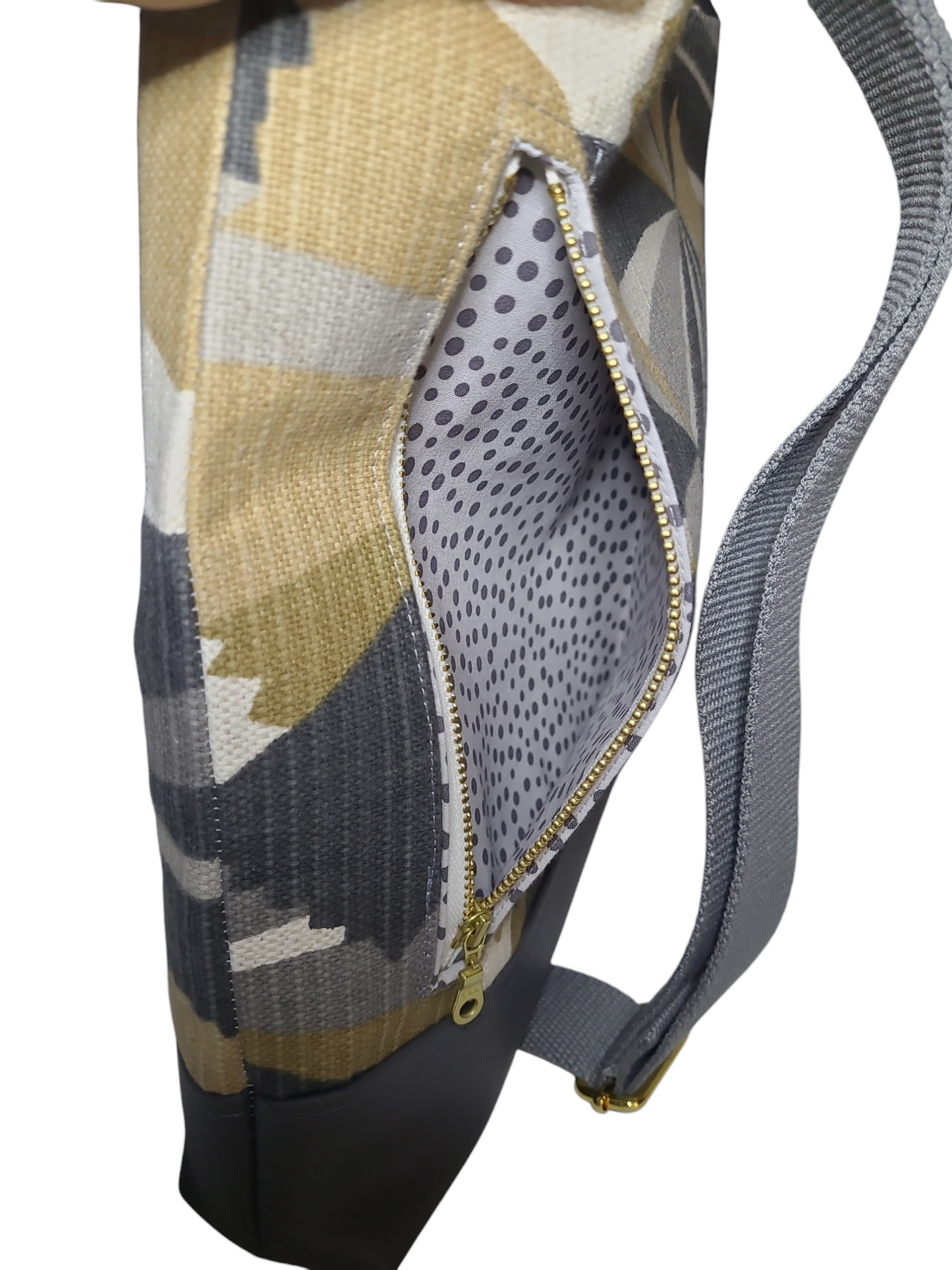 Jessie Crossbody Bag - Gray/Beige
