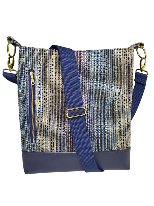 Jessie Crossbody Bag - Navy/Plum