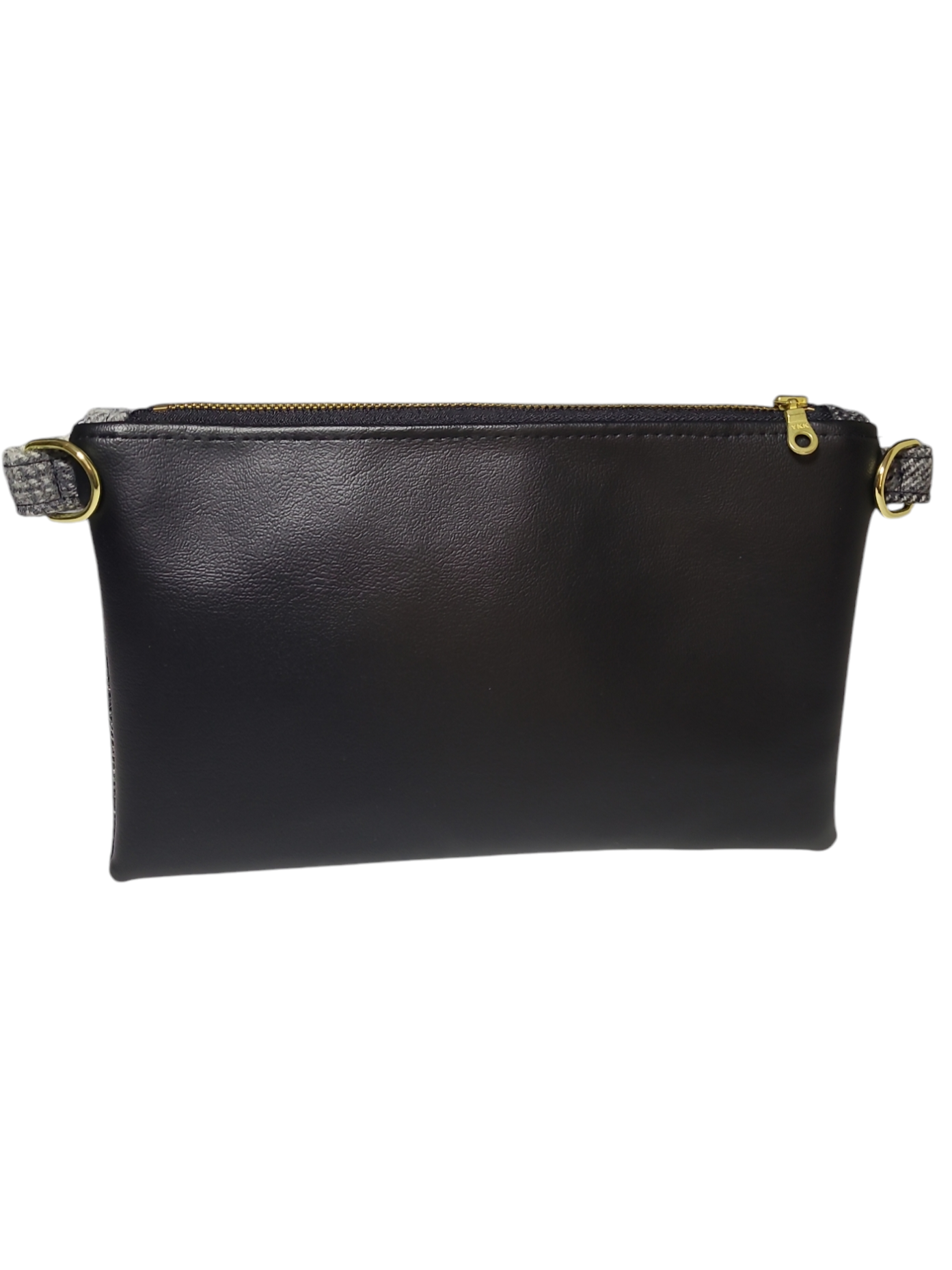 Kelly Convertible Bag - Patchwork Black/Gray