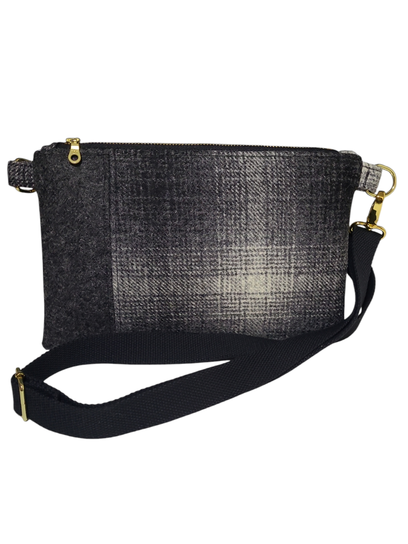 Kelly Convertible Bag - Patchwork Black/Gray