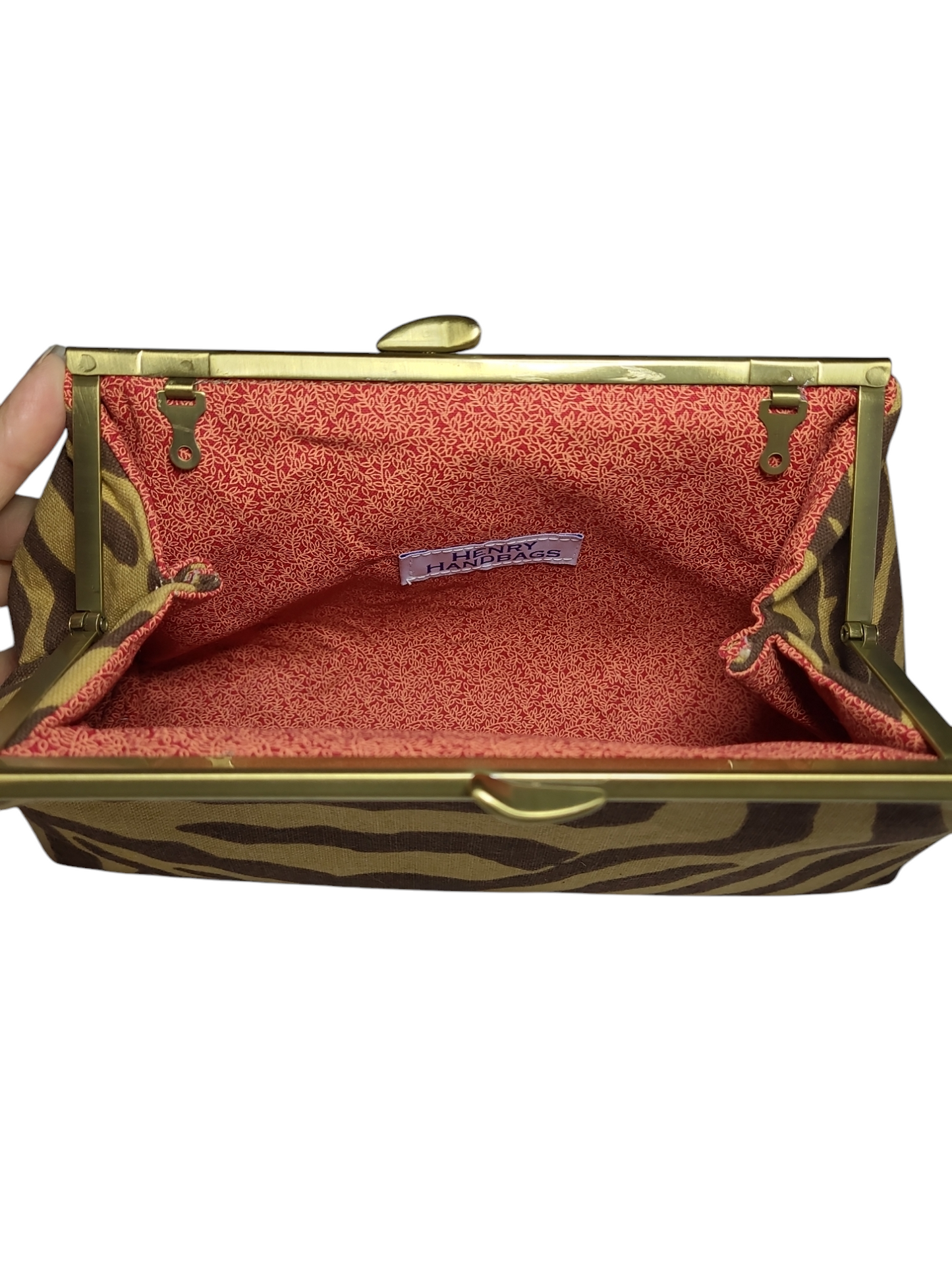 Diana Clutch - Tiger Zebra