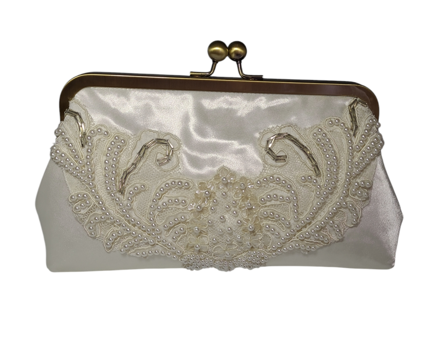 Bridal Clutch - Antique Gold Frame