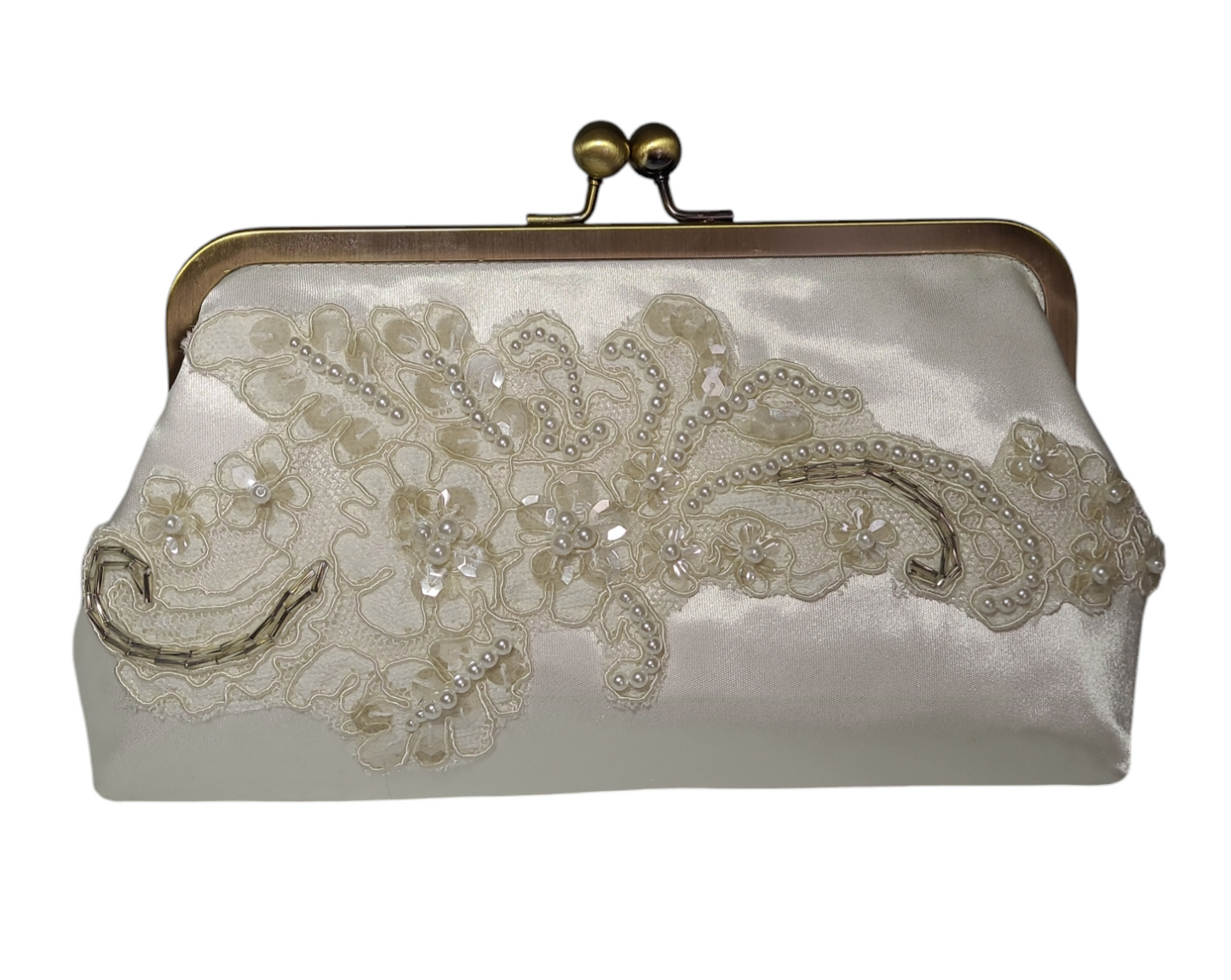 Bridal Clutch - Antique Gold Frame