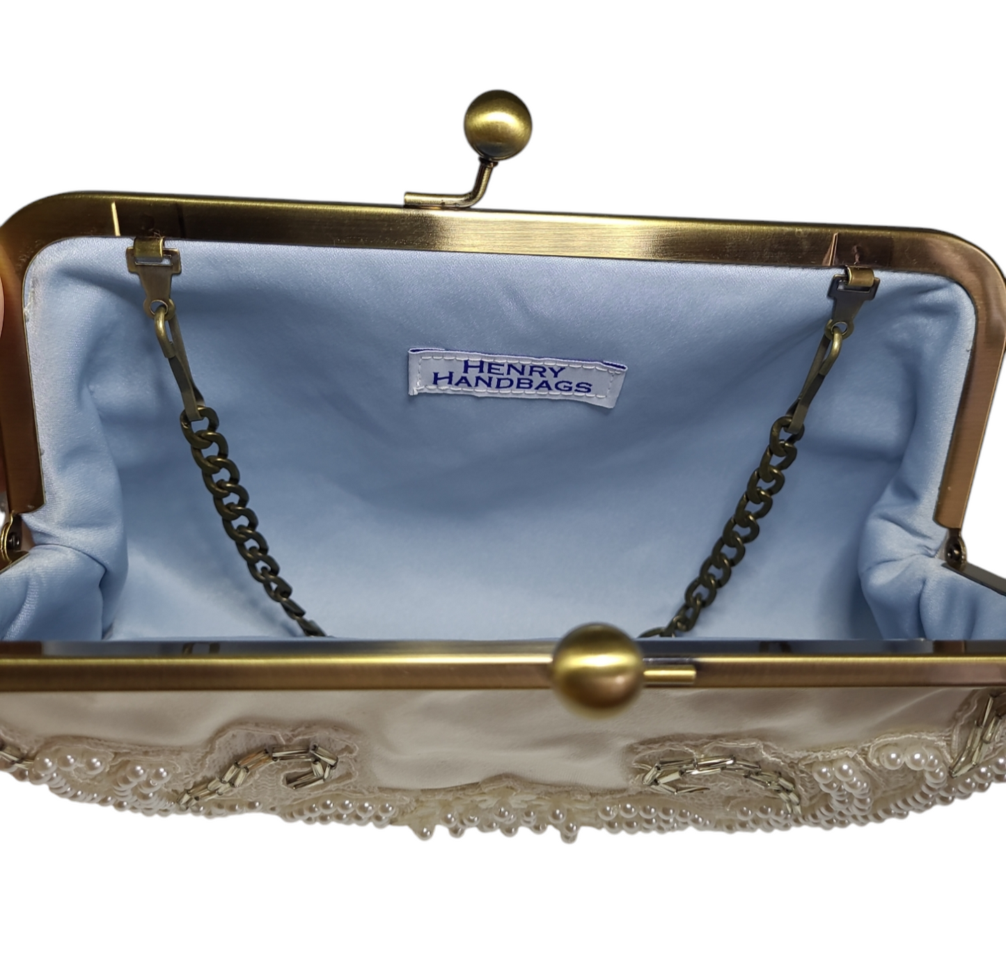 Bridal Clutch - Antique Gold Frame