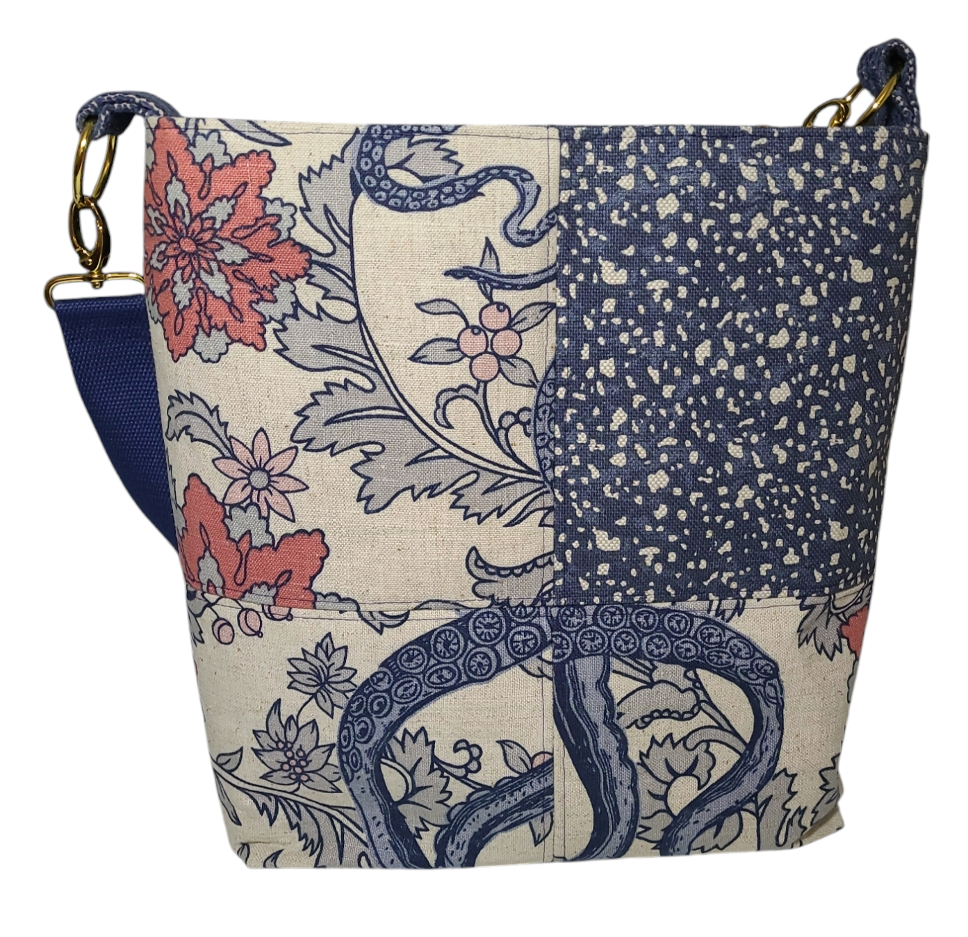 Bella Patchwork Bag - Octopus Tentacles
