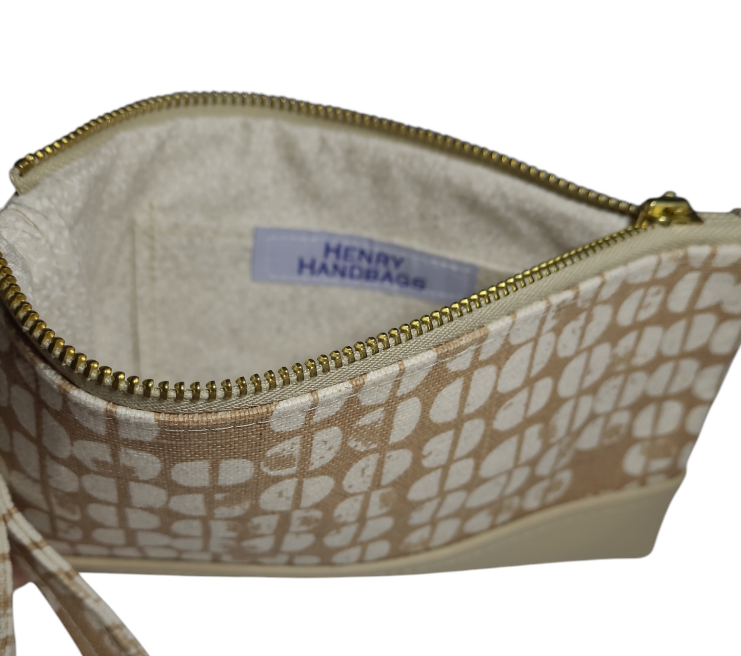 Wristlet - Beige Fossil