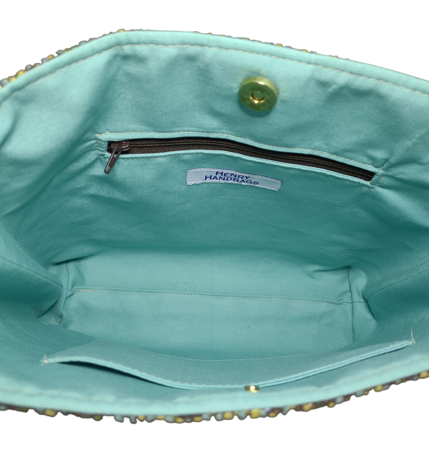 Marie Bag - Brown/Turquoise