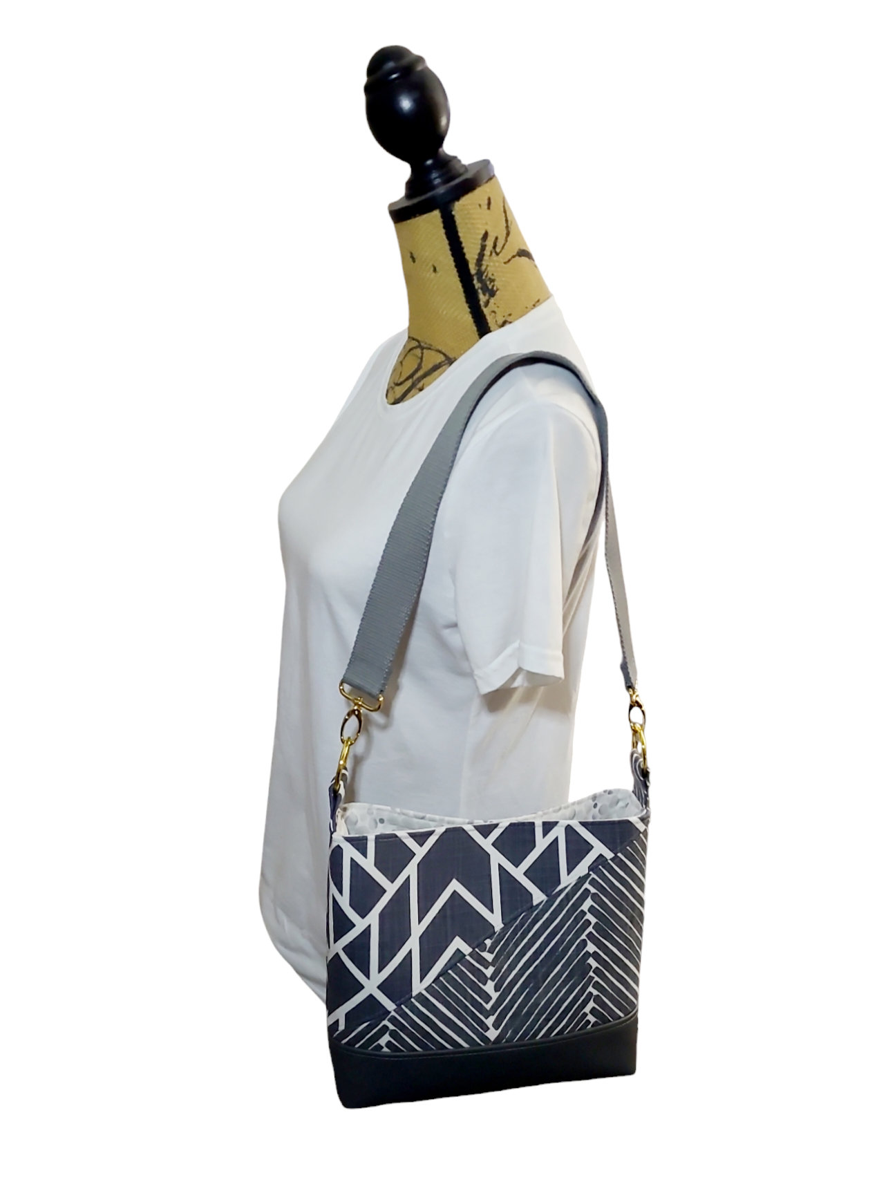 Marie Diagonal Bag - Charcoal