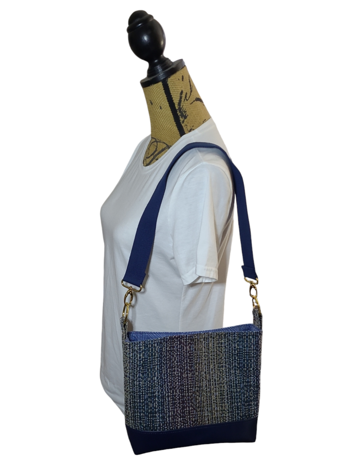 Marie Bag - Navy/Plum