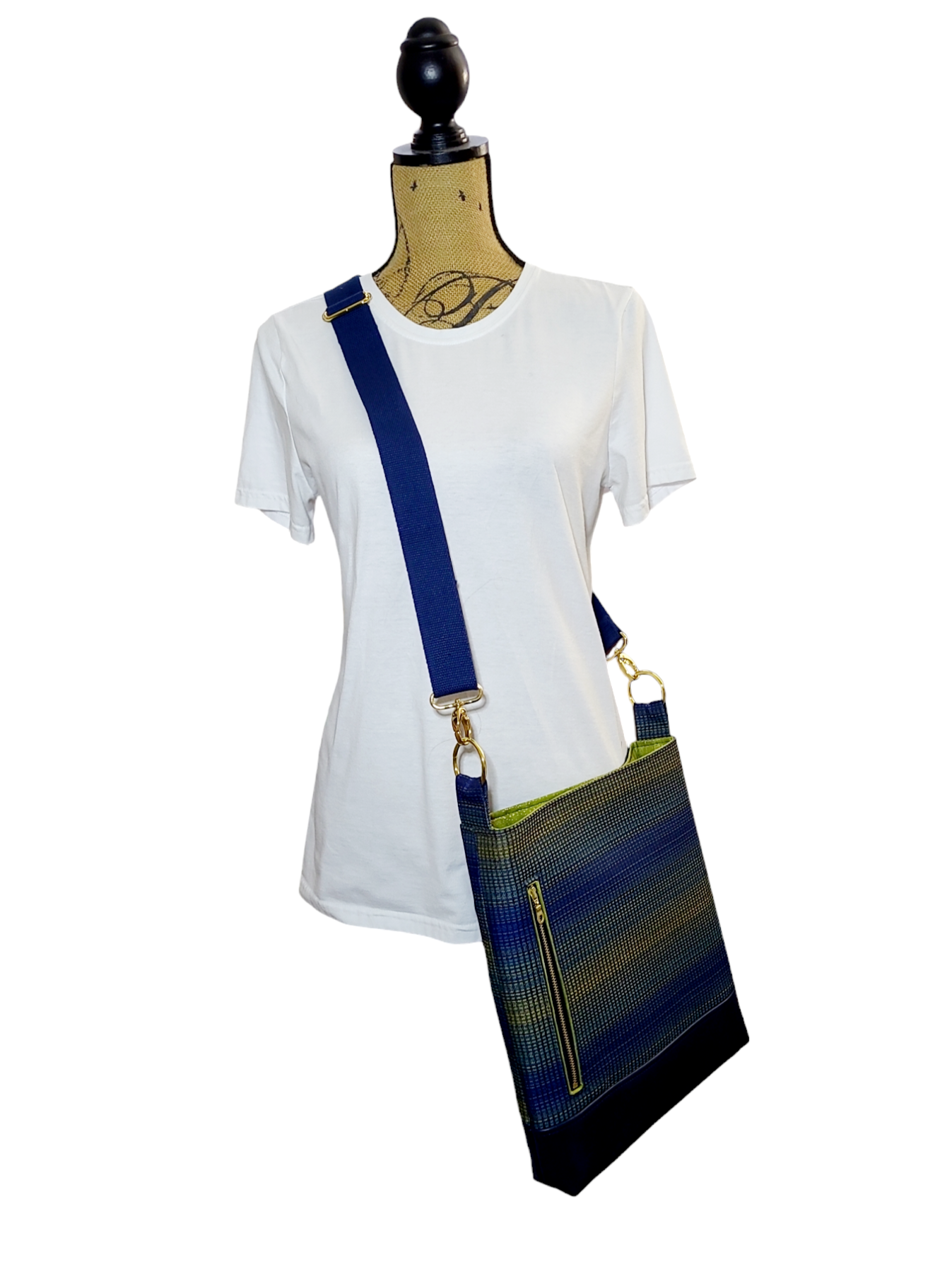 Jessie Crossbody Bag - Blue/Green