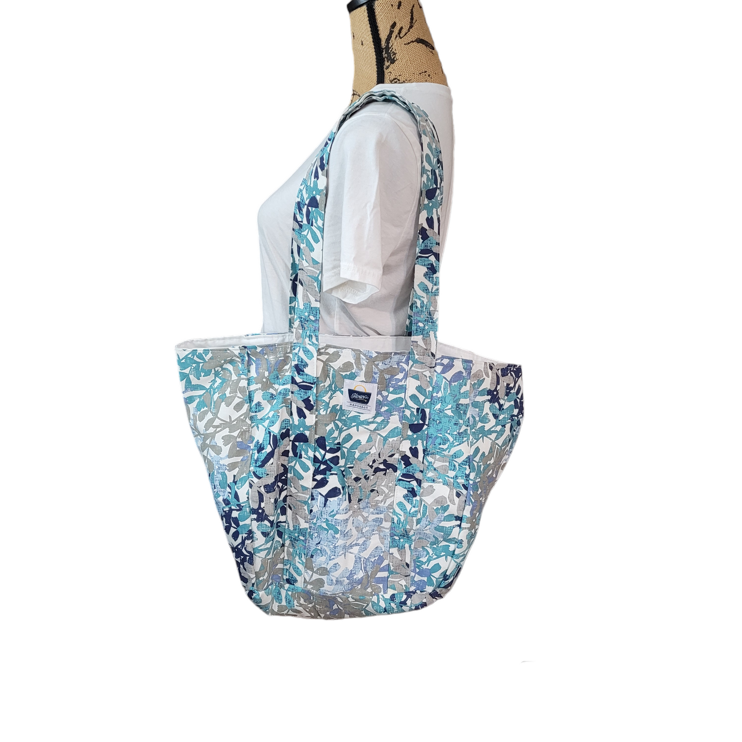 Market Bag - Floral Blues