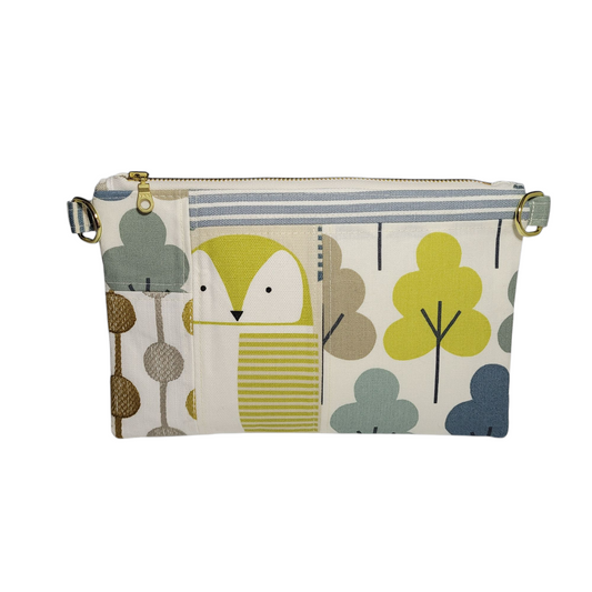 Kelly Convertible Bag - Patchwork Green/Gray