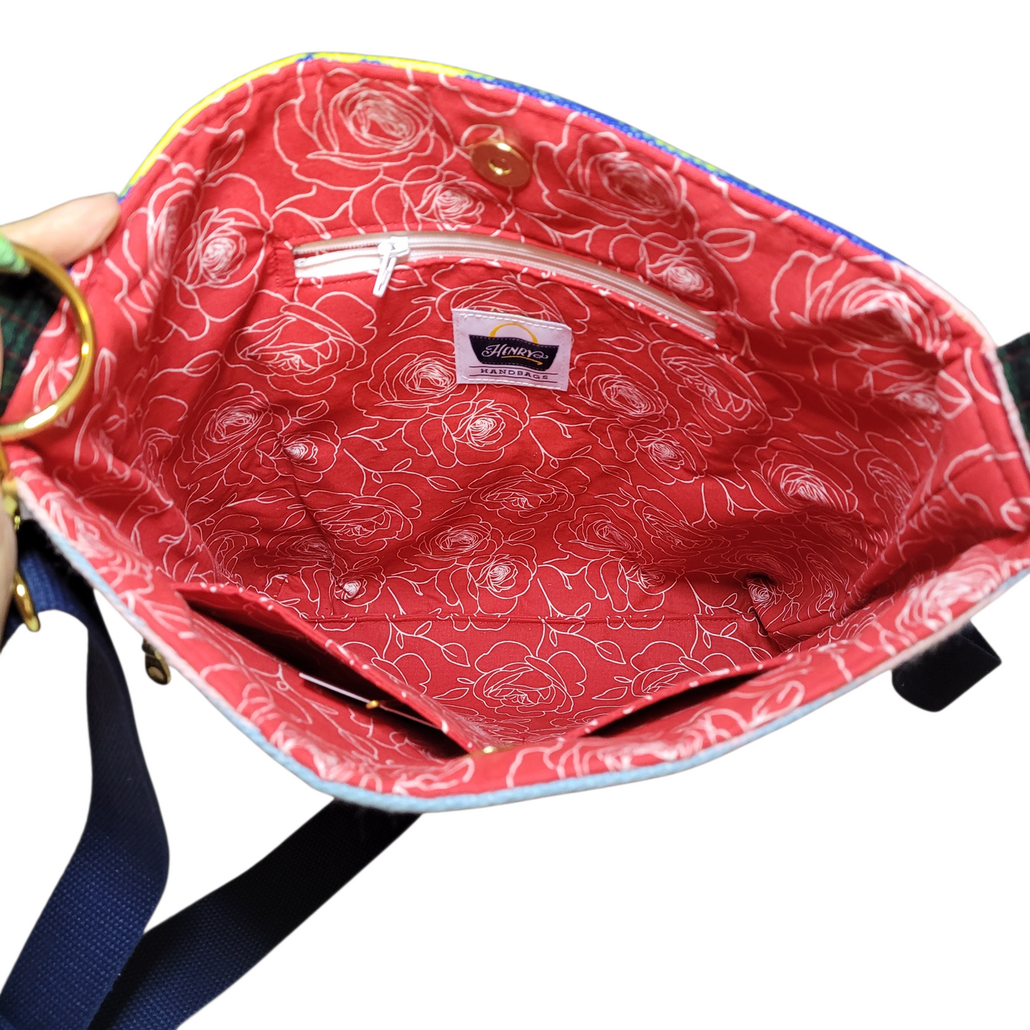 Jessie Crossbody Bag - Red/Yellow