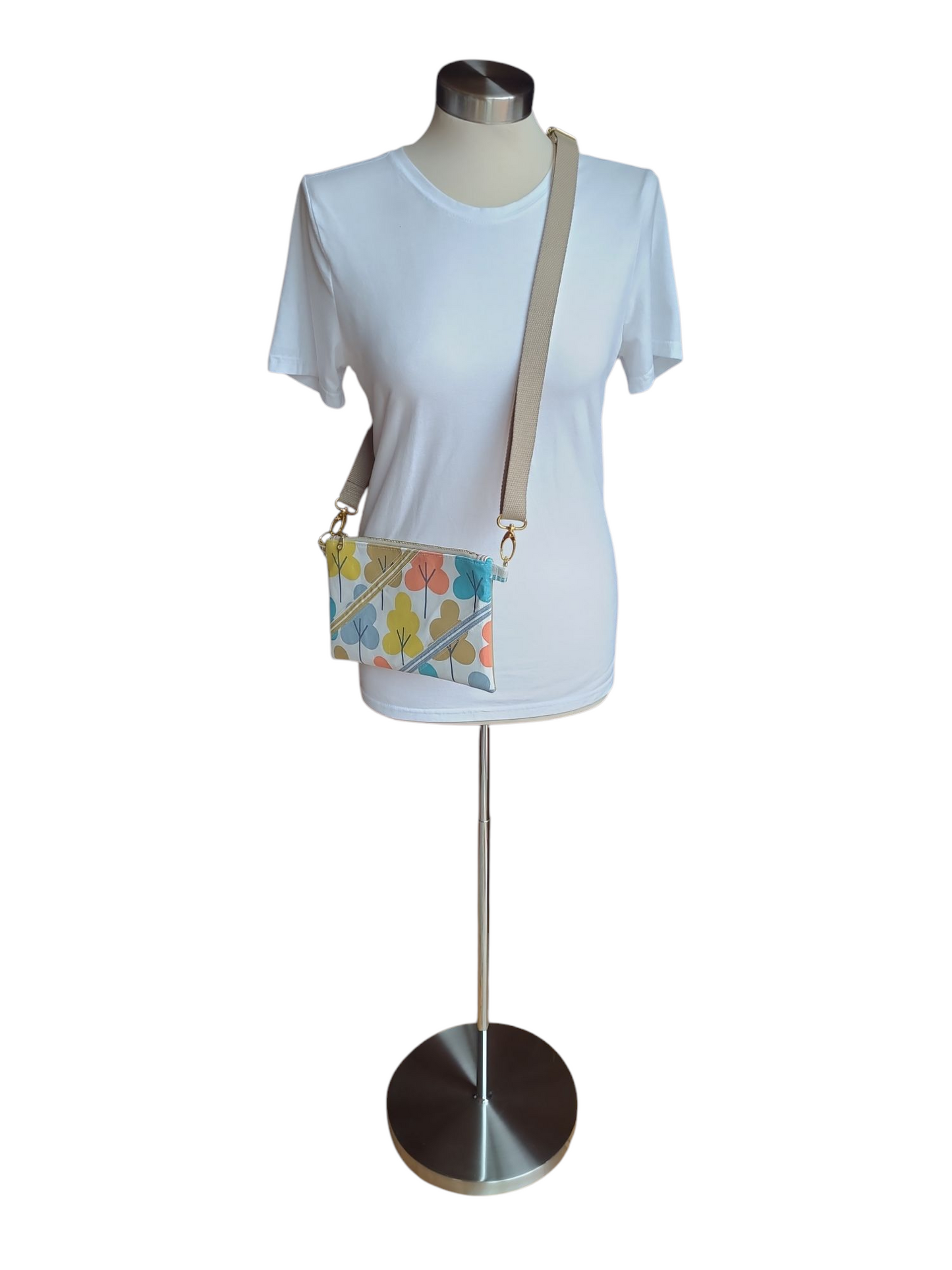 Kelly Convertible Bag - Patchwork Trees