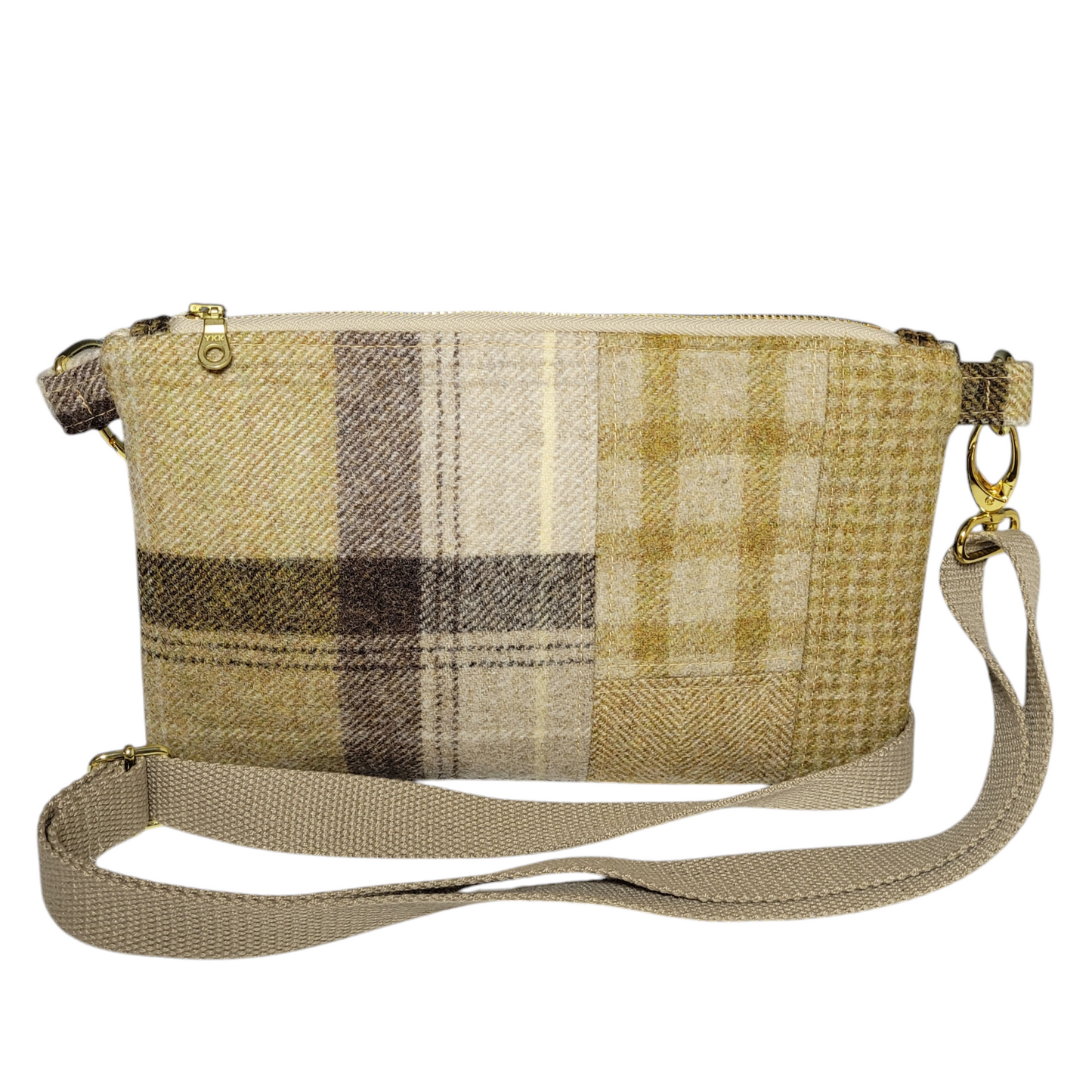 Kelly Convertible Bag - Patchwork Brown