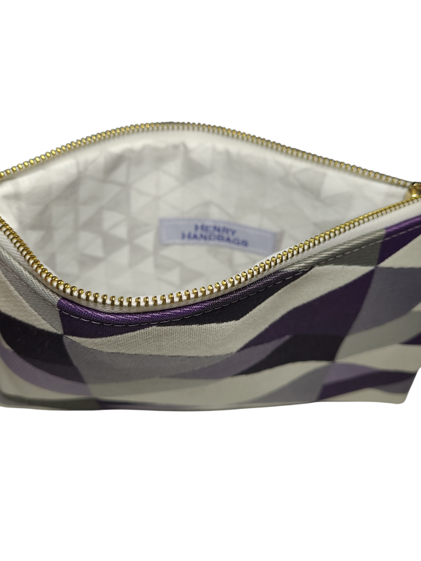 Kelly Convertible Bag - Purple Triangle