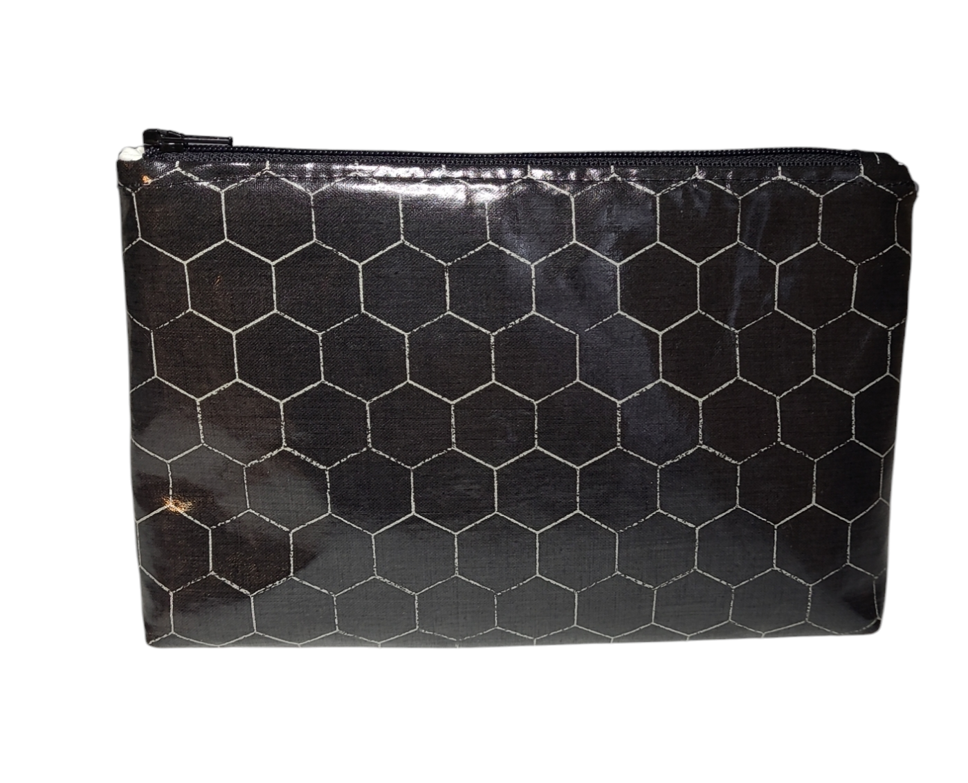 Cosmetic Bag - Black Chicken Wire