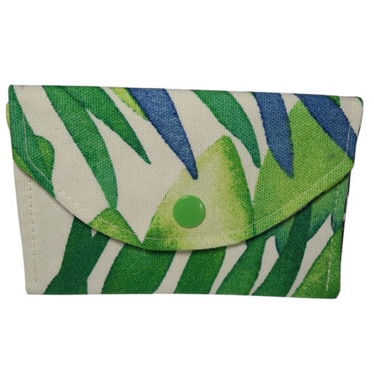 Snap Wallet - Green Leaves