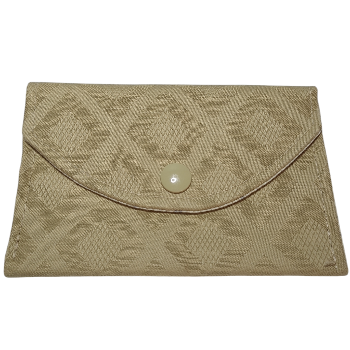 Snap Wallet - Beige Diamond