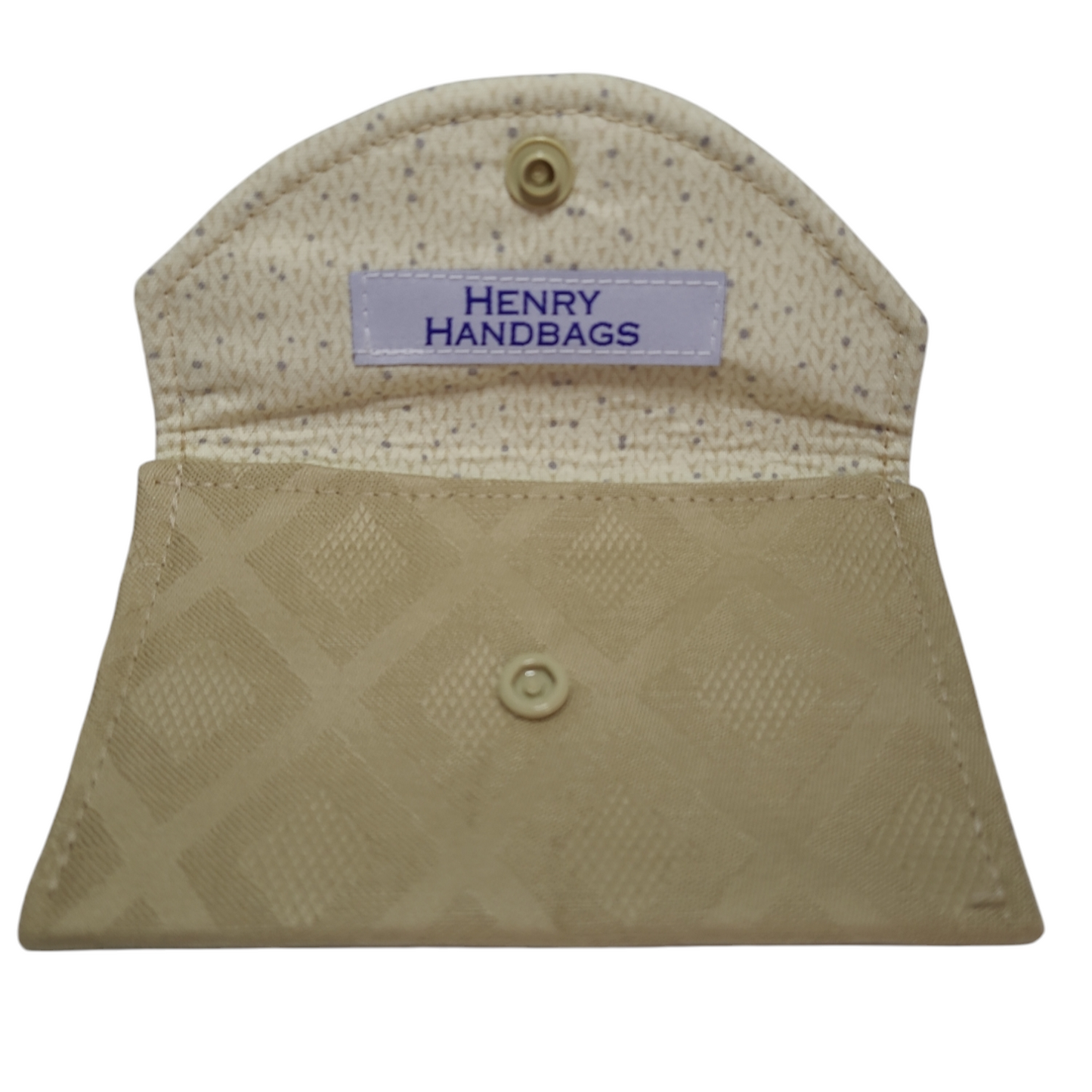 Snap Wallet - Beige Diamond