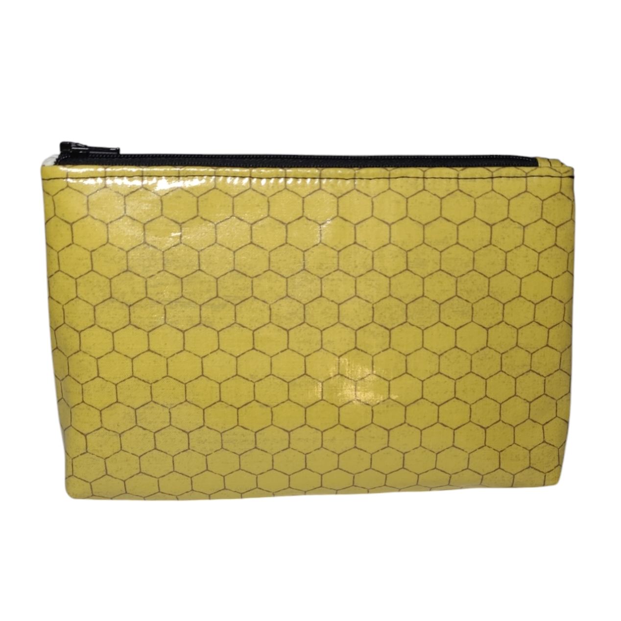 Cosmetic Bag - Yellow Chicken Wire