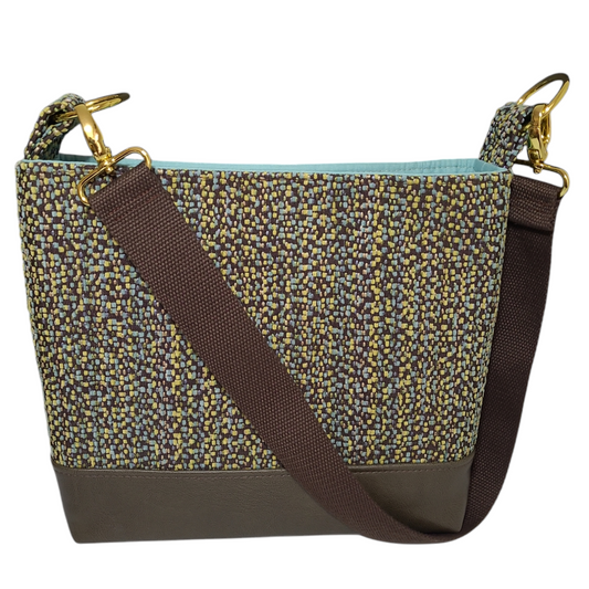 Marie Bag - Brown/Turquoise