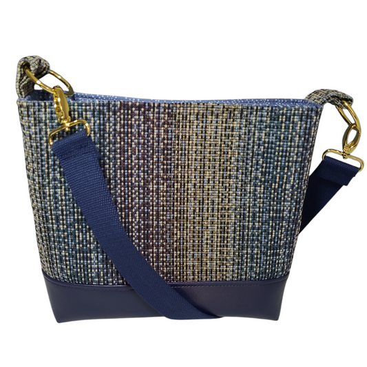 Marie Bag - Navy/Plum