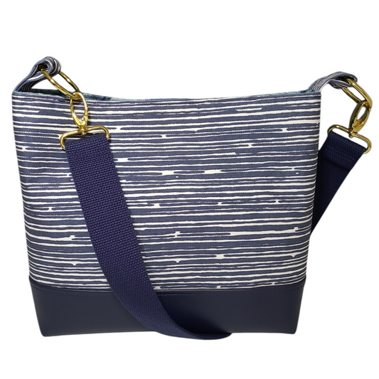 Marie Bag - Navy Stripe