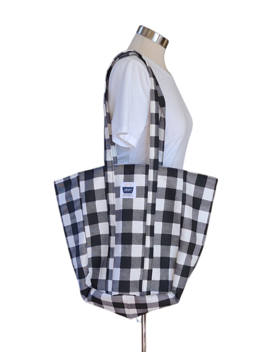 Market Bag - Buffalo Check